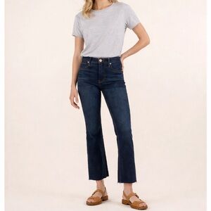 Kut From The Kloth Jeans Women's Kelsey Ankle Flare High Rise size 8